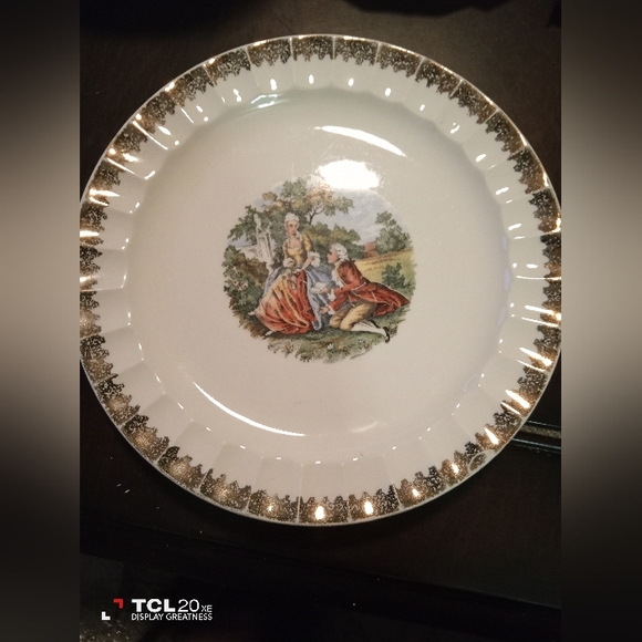 6- vintage Cronin China co. 7.5in salad plates - Picture 3 of 12